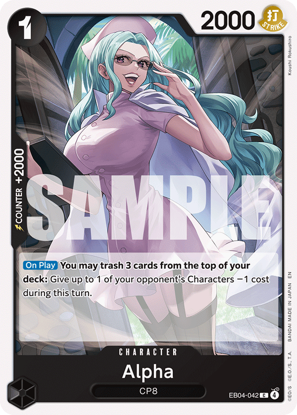 Alpha EB04-042 One Piece card