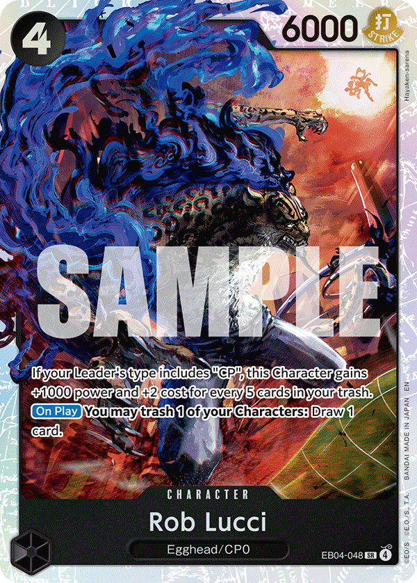 Rob Lucci EB04-048 One Piece card
