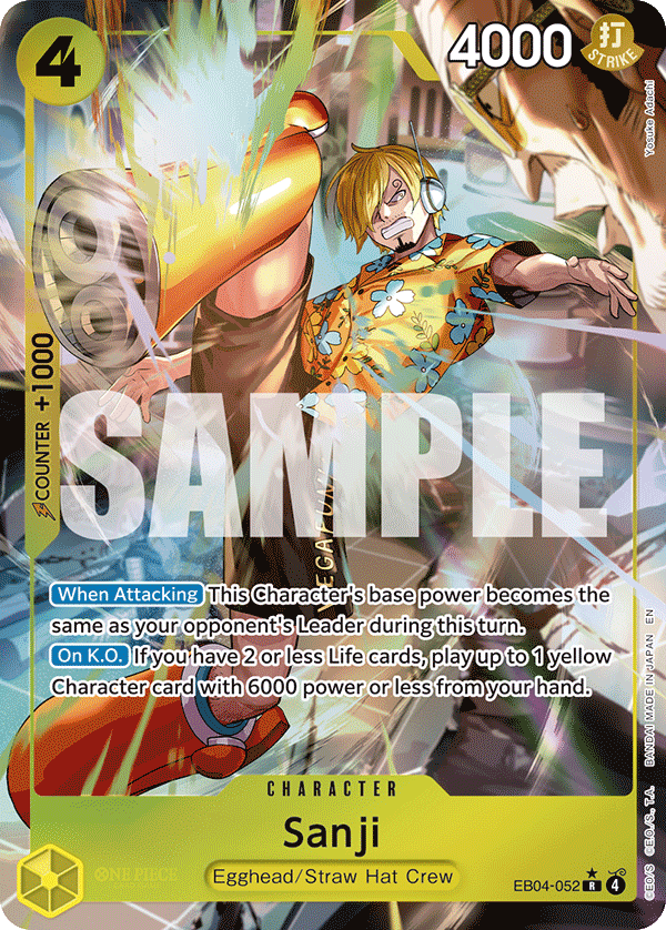 Sanji (EB04-052) (Alternate Art) EB04-052 One Piece card