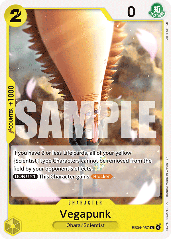 Vegapunk EB04-057 One Piece card
