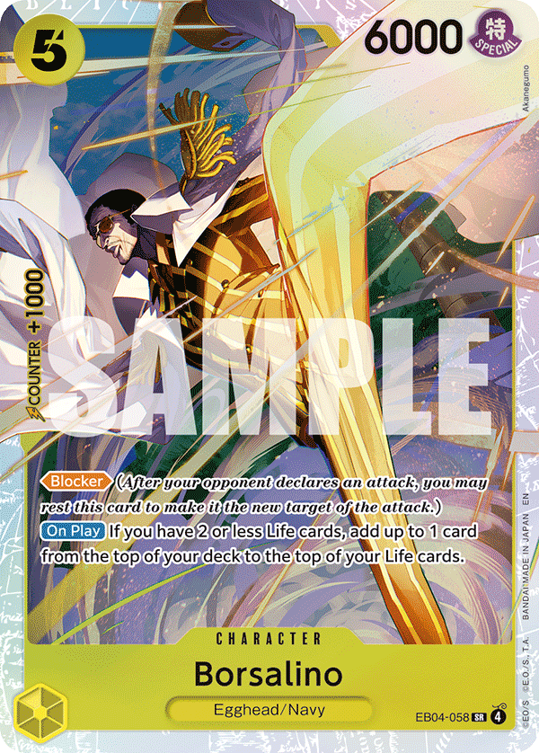 Borsalino EB04-058 One Piece card