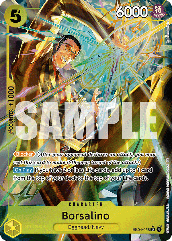Borsalino (Alternate Art) EB04-058 One Piece card