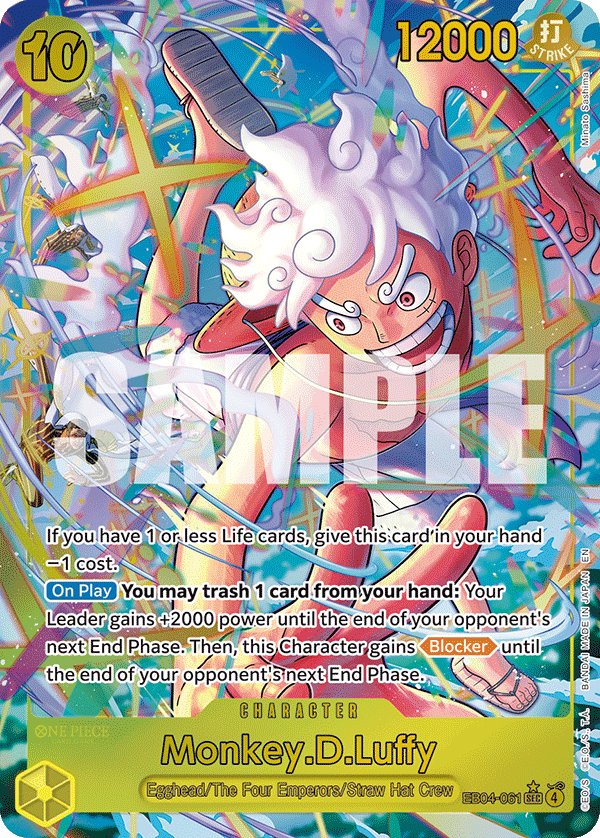 Monkey.D.Luffy (EB04-061) (Alternate Art) EB04-061 One Piece card