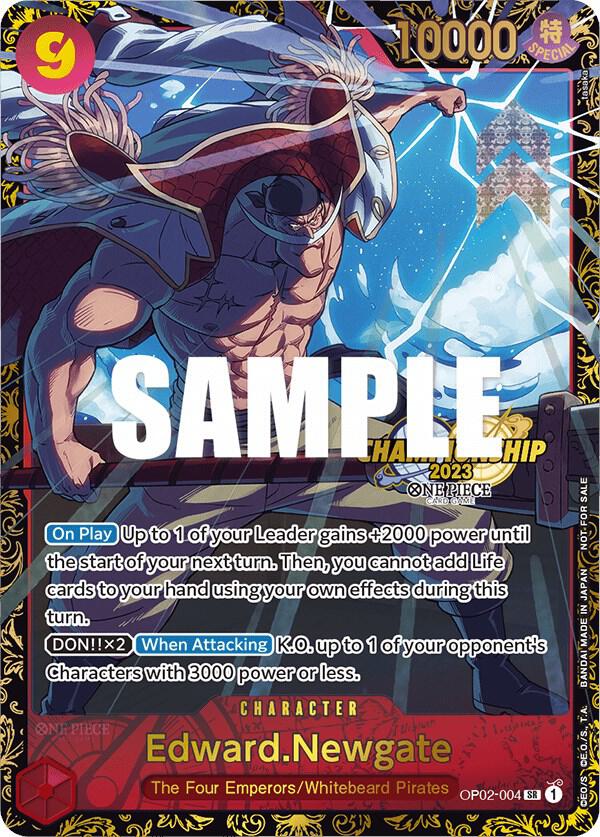 Edward.Newgate (Championship 2023) OP02-004 One Piece card