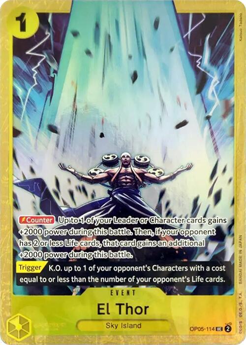 El Thor (Premium Card Collection -Best Selection Vol. 2-) OP05-114 One Piece card