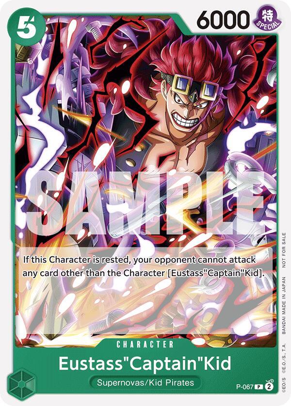 Eustass"Captain"Kid (OP-07 Pre-Release Tournament) P-067 One Piece card