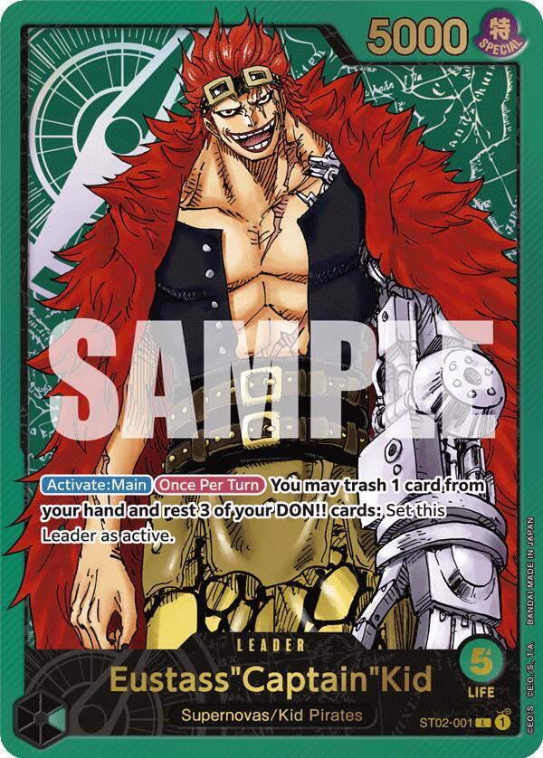 Eustass"Captain"Kid (Premium Card Collection -Leader Collection-) ST02-001 One Piece card