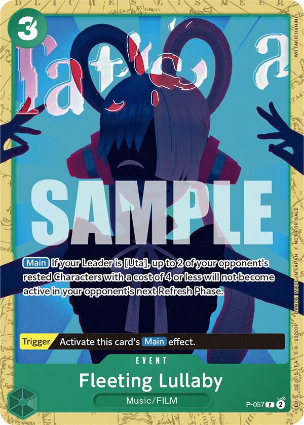 Fleeting Lullaby (Starter Deck 11: Uta Deck Battle) P-057 One Piece card