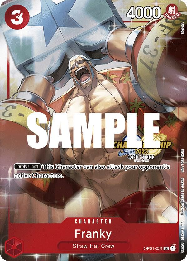 Franky (CS 2023 Celebration Pack) OP01-021 One Piece card