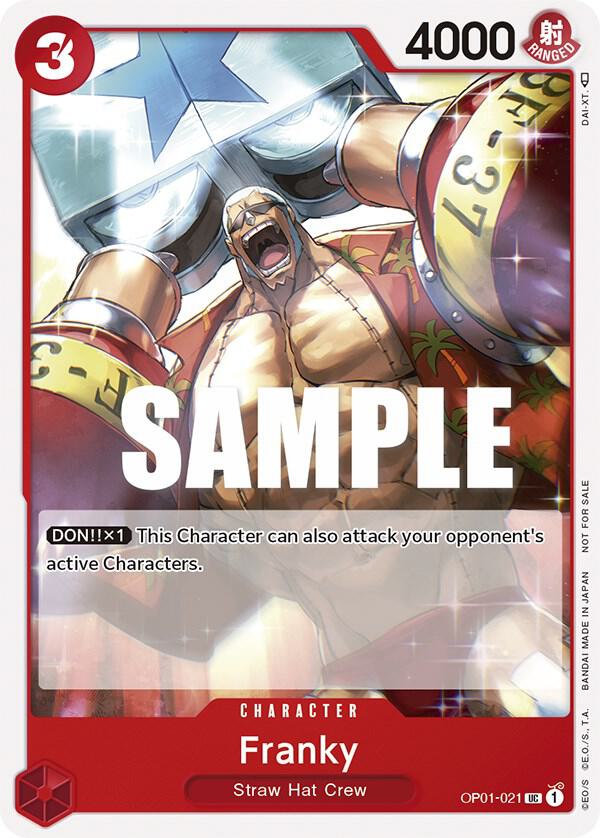 Franky (Tournament Pack Vol. 2) OP01-021 One Piece card