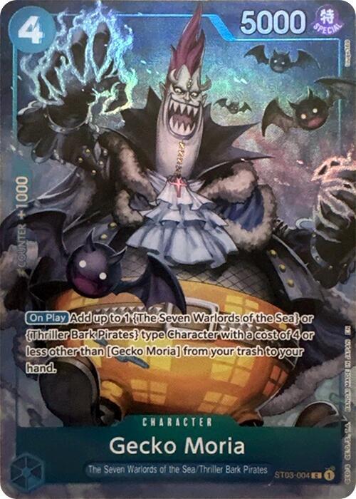 Gecko Moria (Seven Warlords of the Sea Binder Set) ST03-004 One Piece card