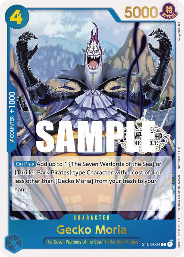 Gecko Moria (Store Championship Participation Pack) ST03-004 One Piece card