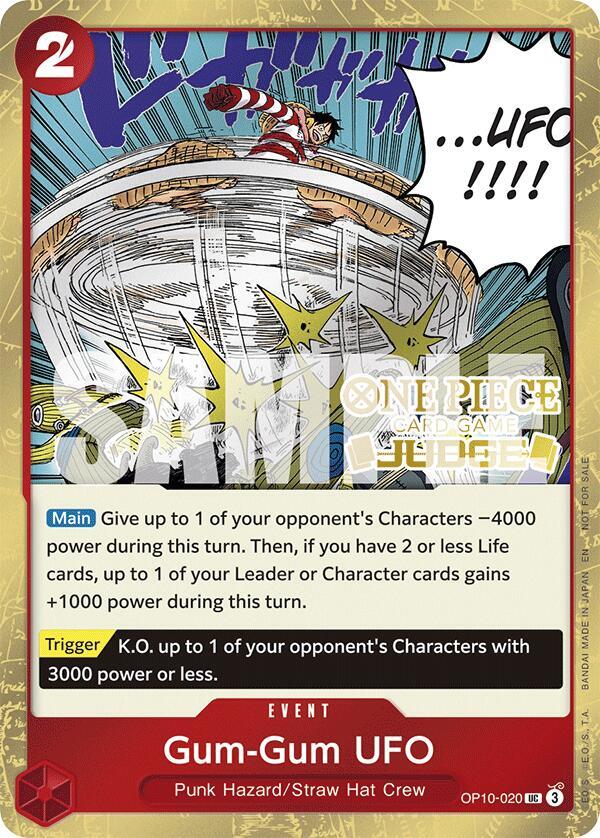 Gum-Gum UFO (Judge Pack Vol. 6) OP10-020 One Piece card