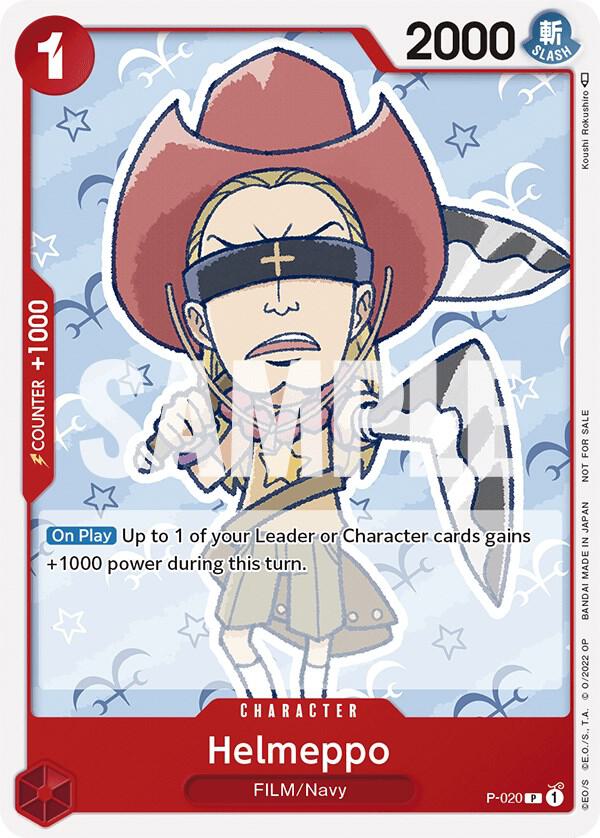 Helmeppo (One Piece Film Red) P-020 One Piece card