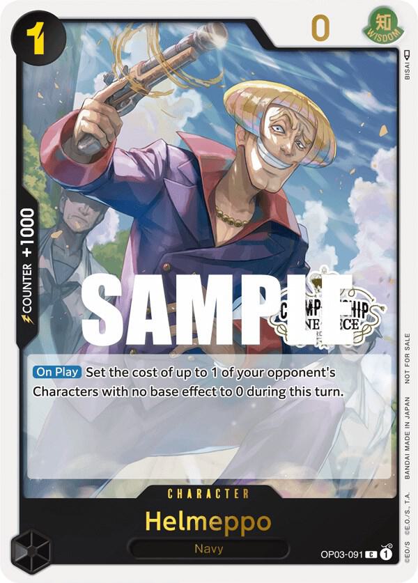Helmeppo (Store Championship Participation Pack Vol. 2) OP03-091 One Piece card