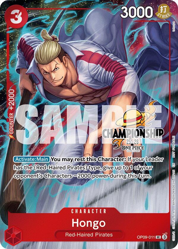 Hongo (CS 25-26 Celebration Pack) OP09-011 One Piece card