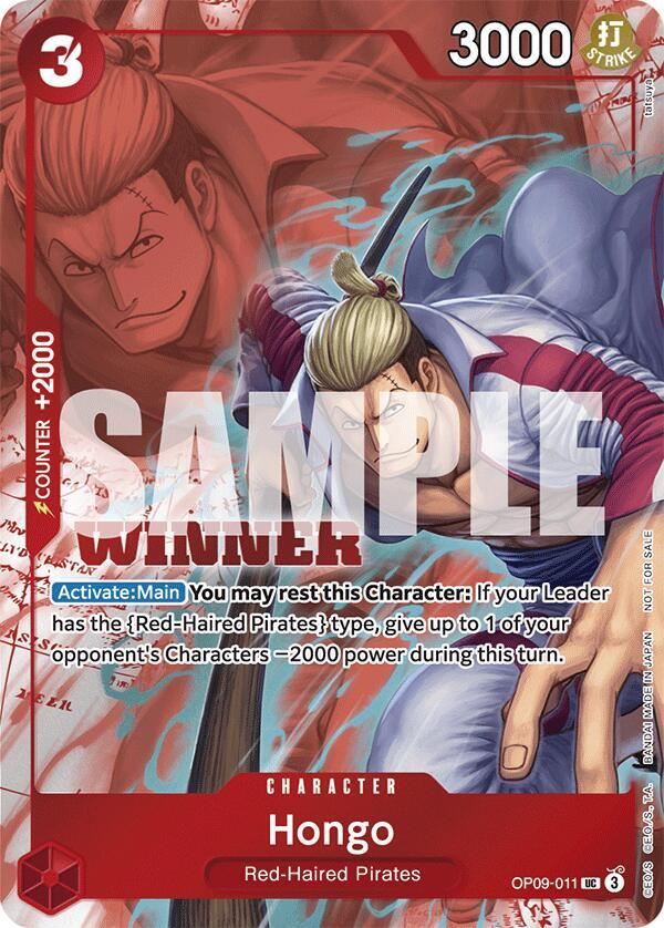 Hongo (Winner Pack 2025 Vol. 2) OP09-011 One Piece card