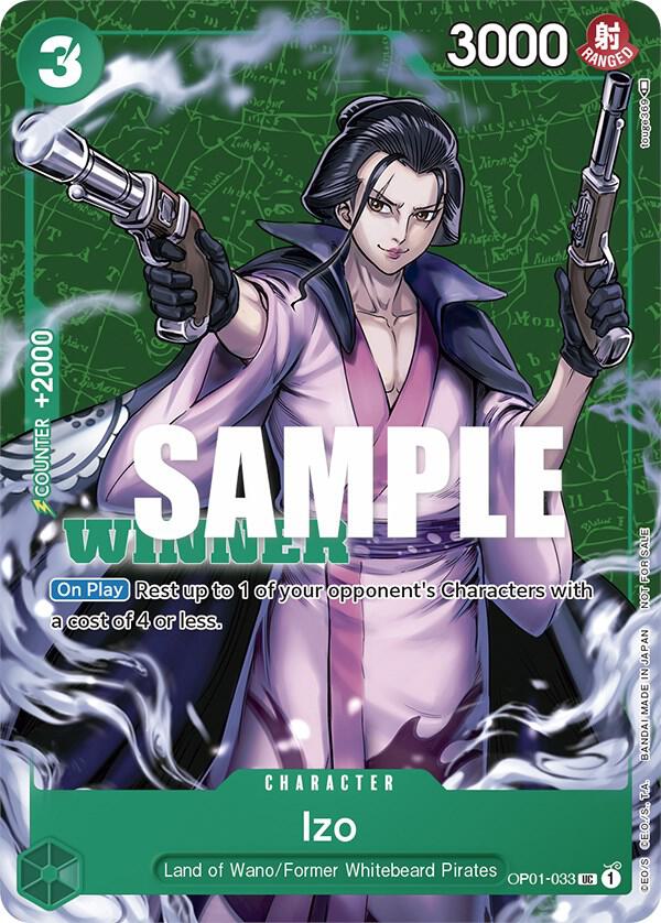 Izo (Tournament Pack Vol. 2) [Winner] OP01-033 One Piece card
