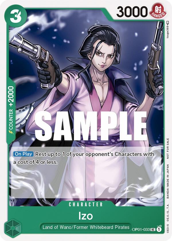 Izo (Tournament Pack Vol. 2) OP01-033 One Piece card