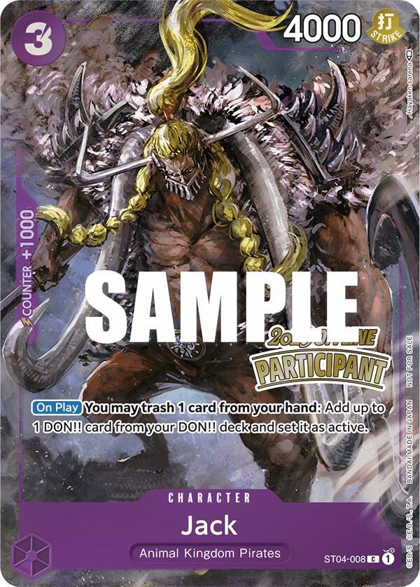 Jack (Offline Regional 2023) [Participant] ST04-008 One Piece card