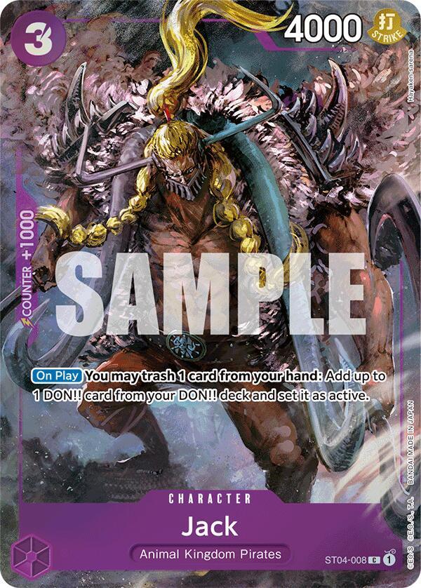 Jack (Premium Card Collection -BANDAI CARD GAMES Fest. 23-24 Edition-) ST04-008 One Piece card
