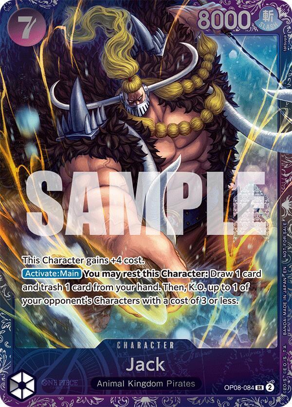 Jack (Treasure Cup 2025) OP08-084 One Piece card