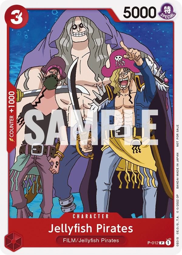Jellyfish Pirates (One Piece Film Red) P-012 One Piece card