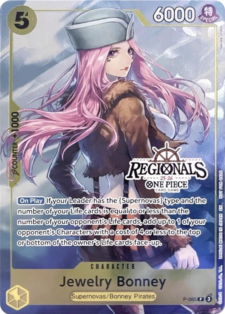 Jewelry Bonney (CS 25-26 Regionals Textured Chase Promo) P-085 One Piece card