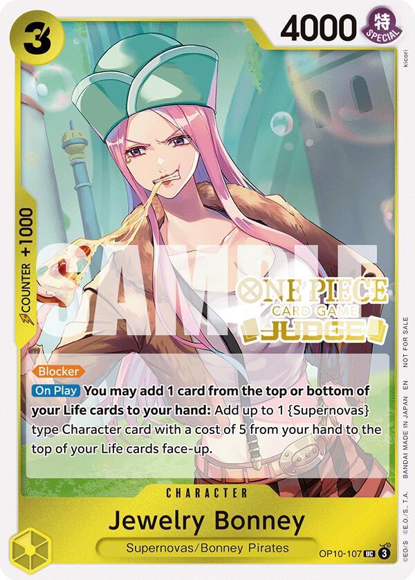 Jewelry Bonney (Judge Pack Vol. 7) OP10-107 One Piece card