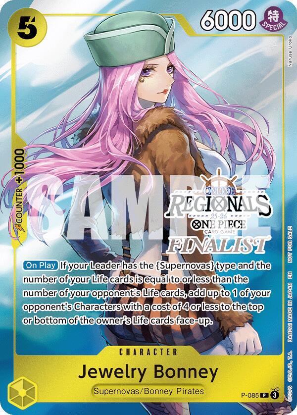 Jewelry Bonney (Online Regional Finalist Card Set 2025 Vol.2) P-085 One Piece card