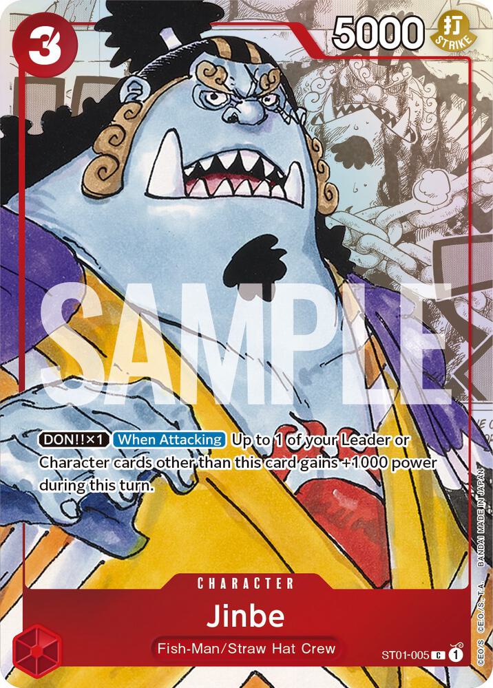 Jinbe - ST01-005 (Alternate Art) ST01-005 One Piece card