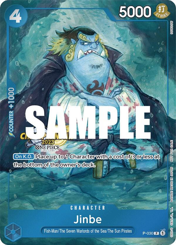 Jinbe (CS 2023 Event Pack) P-030 One Piece card