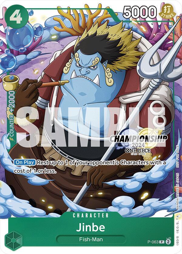Jinbe (CS 2024 Event Pack Finalist) P-063 One Piece card