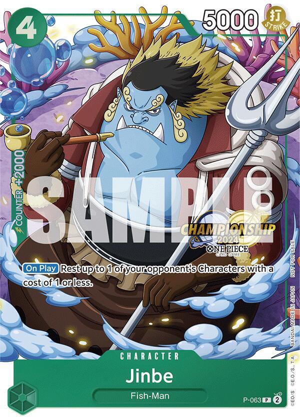 Jinbe (CS 2024 Event Pack) P-063 One Piece card