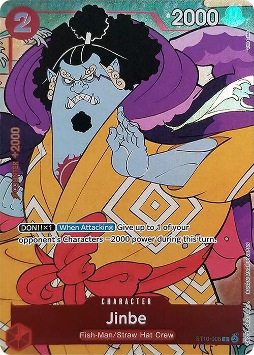 Jinbe (English Version 1st Anniversary Set) ST10-005 One Piece card
