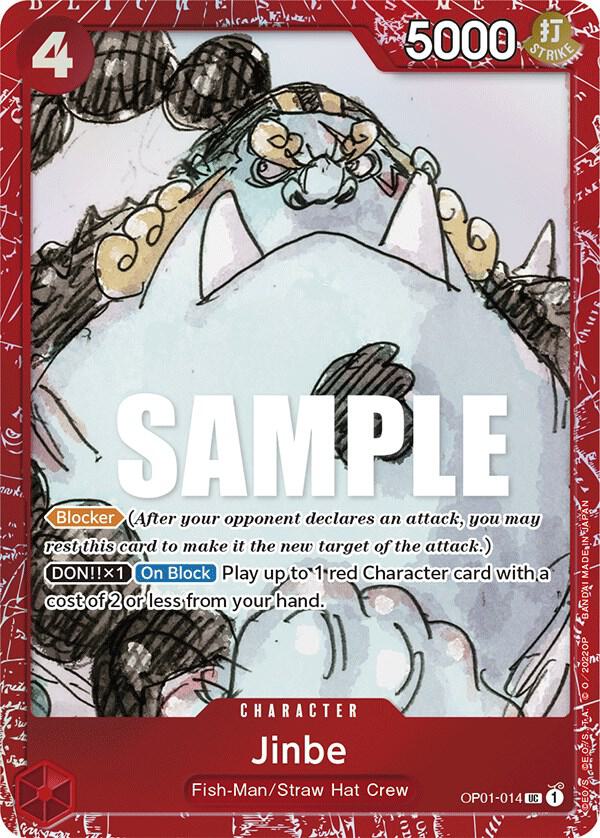 Jinbe (Premium Card Collection -ONE PIECE FILM RED Edition-) OP01-014 One Piece card