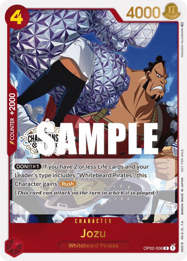 Jozu (Store Championship Participation Pack Vol. 2) OP02-008 One Piece card