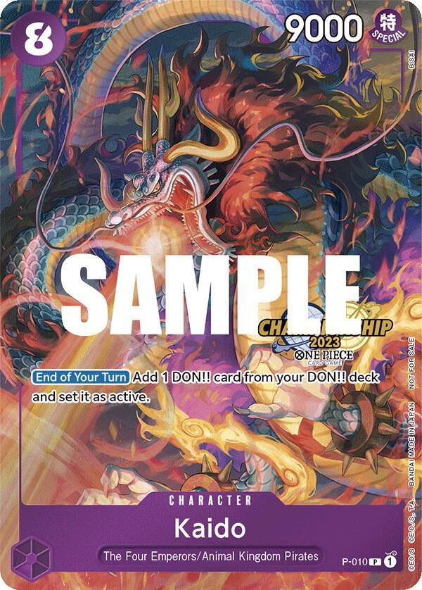 Kaido (CS 2023 Celebration Pack) P-010 One Piece card