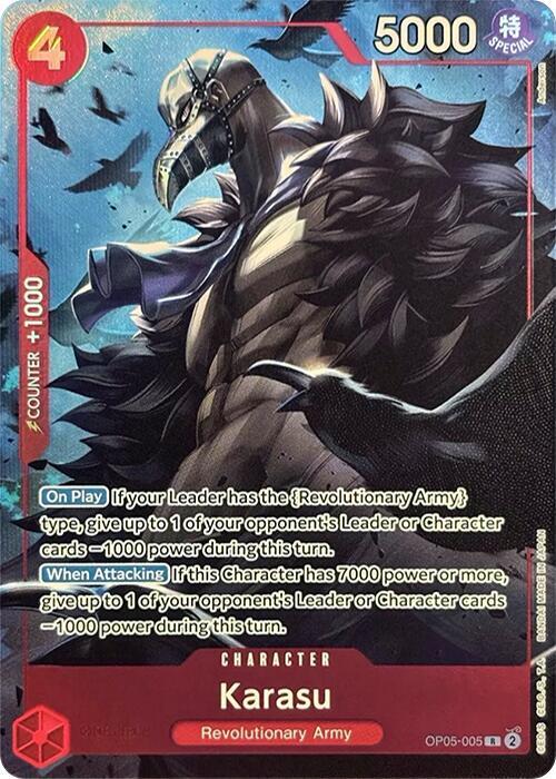 Karasu (Premium Card Collection -Best Selection Vol. 2-) OP05-005 One Piece card