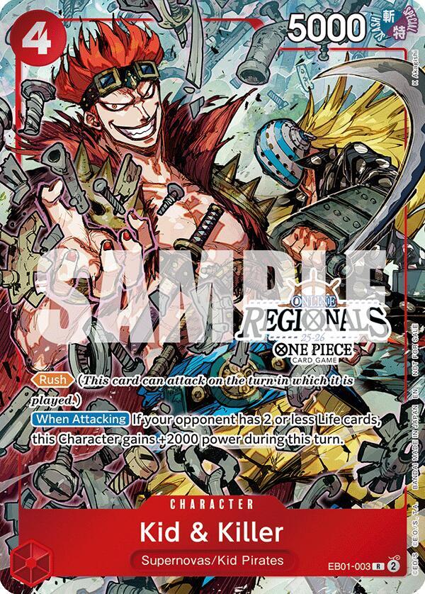 Kid & Killer (Online Regional Participation Pack 2025 Vol.2) EB01-003 One Piece card