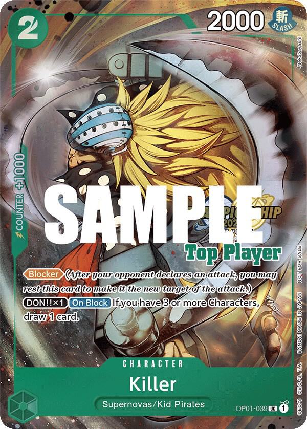 Killer (CS 2023 Top Players Pack) OP01-039 One Piece card