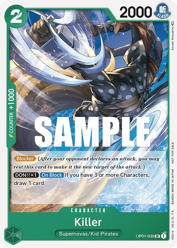 Killer (Promotion Pack 2023) OP01-039 One Piece card