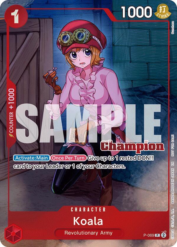 Koala (CS 25-26 Winner Card Set 2) P-069 One Piece card