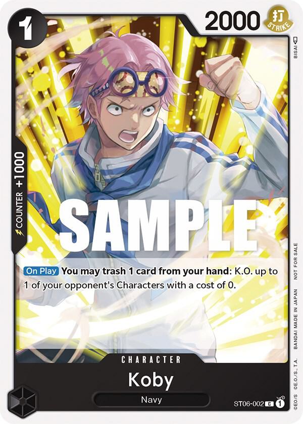 Koby (Promotion Pack 2023) ST06-002 One Piece card