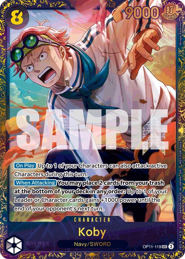 Koby (Treasure Cup August 2025) OP11-119 One Piece card