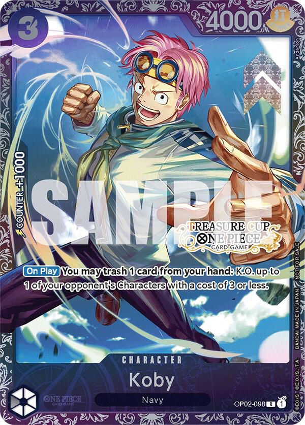 Koby (Treasure Cup) OP02-098 One Piece card