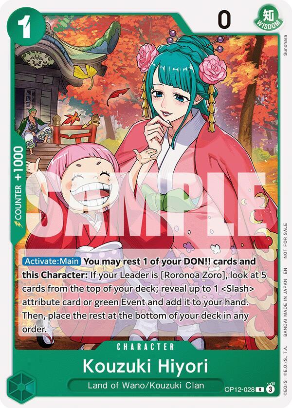 Kouzuki Hiyori (Tournament Pack 2026 Vol. 1) OP12-028 One Piece card
