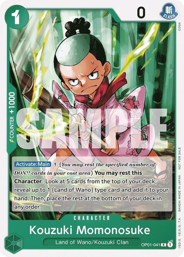 Kouzuki Momonosuke (Tournament Pack Vol. 7) OP01-041 One Piece card