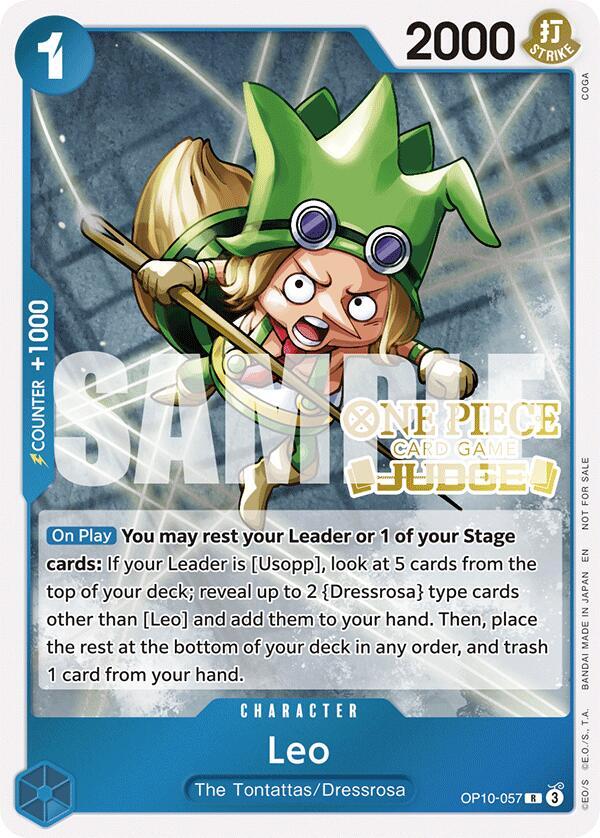 Leo (Judge Pack Vol. 6) OP10-057 One Piece card
