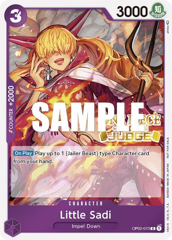 Little Sadi (Judge) OP02-073 One Piece card